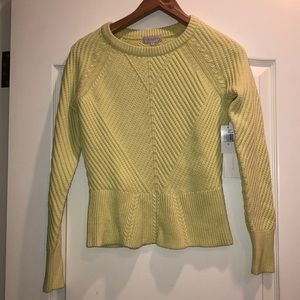 Cozy yellow sweater